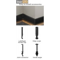6cm Recessed LED Skirting with Vertical Light Channel for UAE Projects
